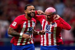 Bóng đá - Video bóng đá Atletico Madrid - Granada: Cựu SAO MU tỏa sáng, siêu phẩm "đại bác" (La Liga)