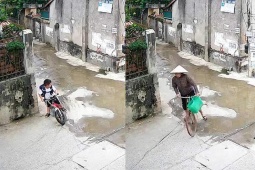 Xe máy - Xe đạp - Clip: Cách "nhập làn" vô cùng khác biệt giữa 2 thế hệ