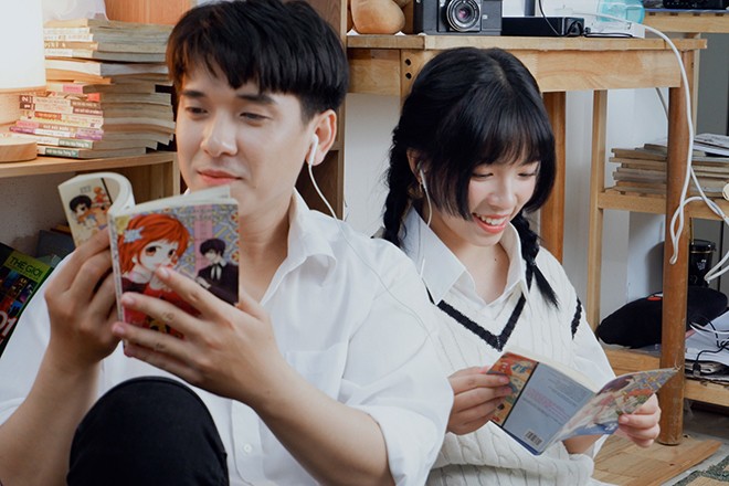 Czee diễn xuất cùng bạn diễn nữ trong&nbsp;“Viễn Cảnh Anh Không Muốn Thấy”