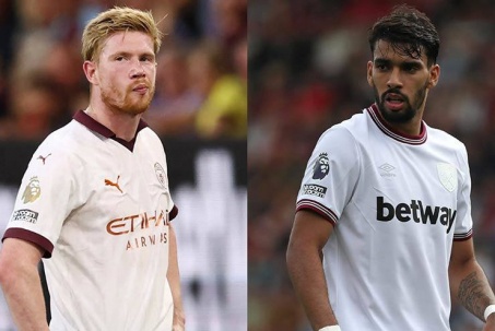 Man City gấp rút thay De Bruyne nghỉ dài hạn, sắp mua SAO West Ham 80 triệu bảng