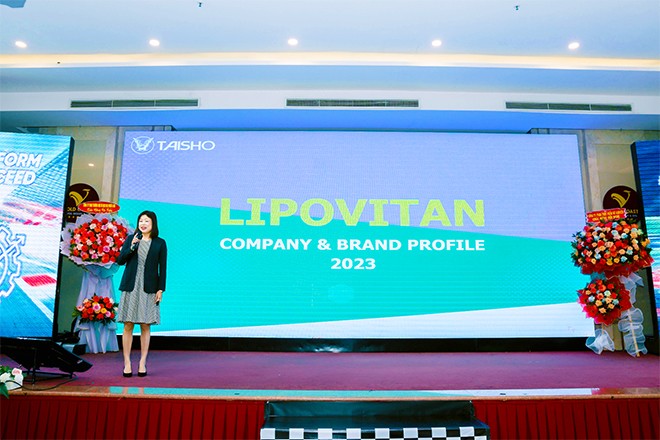 Bà Matsuo Yuki - Tổng giám đốc công ty TNHH Taisho Việt Nam phát biểu