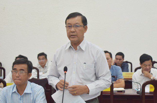 Ông Lưu Văn Liêm, Giám đốc Sở Khoa học và Công nghệ (KHCN) tỉnh Bạc Liêu trả lời tại cuộc họp báo quý III/2023.