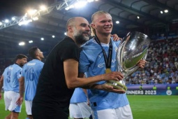 Bóng đá - Man City thắng nghẹt thở loạt "đấu súng", Guardiola 10 năm mới lại cầm Siêu cúp châu Âu