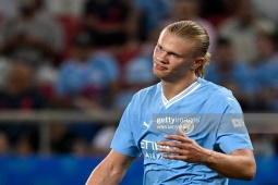 Bóng đá - Haaland "tàng hình" ngày Man City nâng cúp: 0 bàn, 0 kiến tạo ở 7 trận cầu đinh