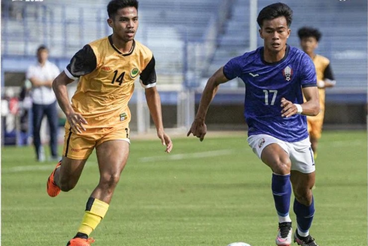 Video bóng đá U23 Campuchia - U23 Brunei: Đậm đà 5 bàn, ra quân tưng bừng (U23 Đông Nam Á) - 1