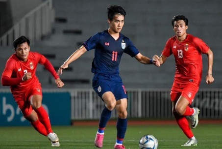 Trực tiếp bóng đá U23 Thái Lan - U23 Myanmar: U23 Thái Lan ghi thêm bàn nữa từ chấm 11m (U23 Đông Nam Á) (Hết giờ)