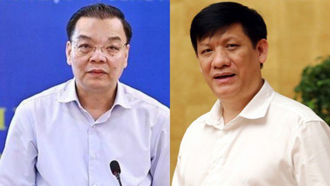 Ông Chu Ngọc Anh (trái) và Nguyễn Thanh Long.