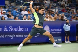 Thể thao - Alcaraz đòi nợ thành công "khắc tinh" Paul, Djokovic phá kỷ lục của Nadal