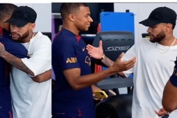 Bóng đá - Lộ clip Neymar chia tay dàn sao PSG, bị "soi" thái độ lạ với Mbappe