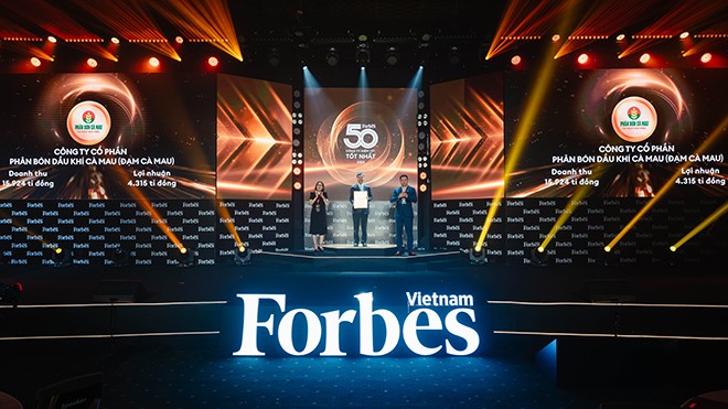 PVCFC lần thứ ba ghi tên vào danh sách “Top 50 doanh nghiệp niêm yết tốt nhất”