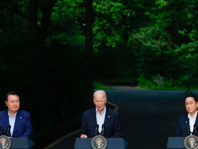 Thế giới - Thượng đỉnh Mỹ-Nhật-Hàn: 3 lãnh đạo phản đối Trung Quốc hung hăng ở Biển Đông