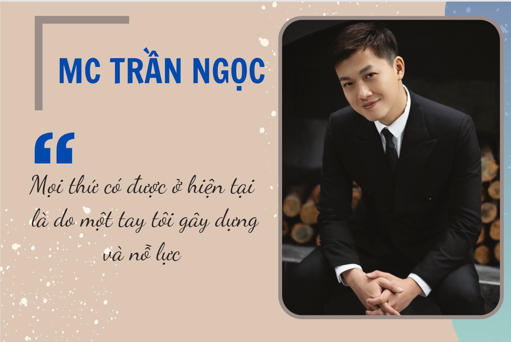 &#34;MC đẹp trai nhất nhì VTV&#34; Trần Ngọc: &#34;Tôi thực sự chưa hài lòng với thu nhập hiện tại&#34; - 1