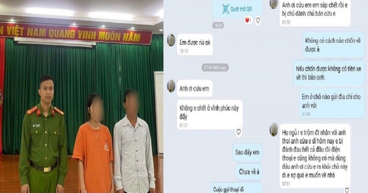 Công an huyện Than Uyên vừa giải cứu thành công thiếu nữ 16 tuổi bị lừa vào “động” massage. (Ảnh: Fanpage Công an tỉnh Lai Châu)
