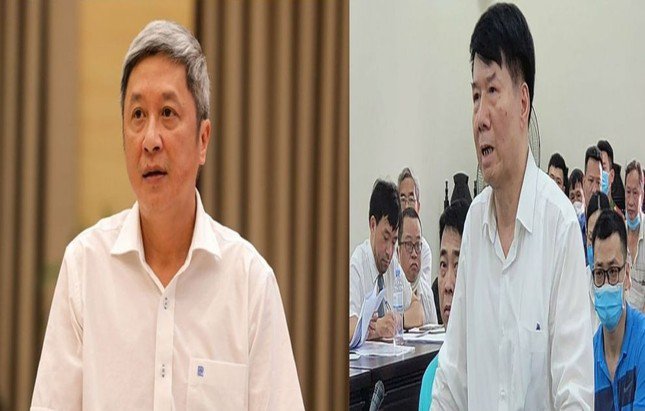 Hai cựu Thứ trưởng Nguyễn Trường Sơn và Trương Quốc Cường.
