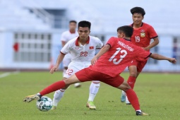 Bóng đá - Trực tiếp bóng đá U23 Việt Nam - U23 Lào: Vĩ Hào ấn định tỉ số (U23 Đông Nam Á) (Hết giờ)