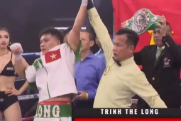 “Võ sĩ bất bại” Thế Long hạ knock-out đối thủ Thái Lan, giành đai boxing WBC châu Á