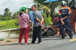 Pháp luật - Người đàn ông nằm tử vong dưới mương nước, cạnh xe máy