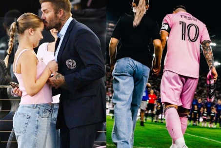 Người có nụ cười đẹp nhất của nhà Beckham, chỉ 1 khoảnh khắc bên Messi cũng đủ "gây sốt"