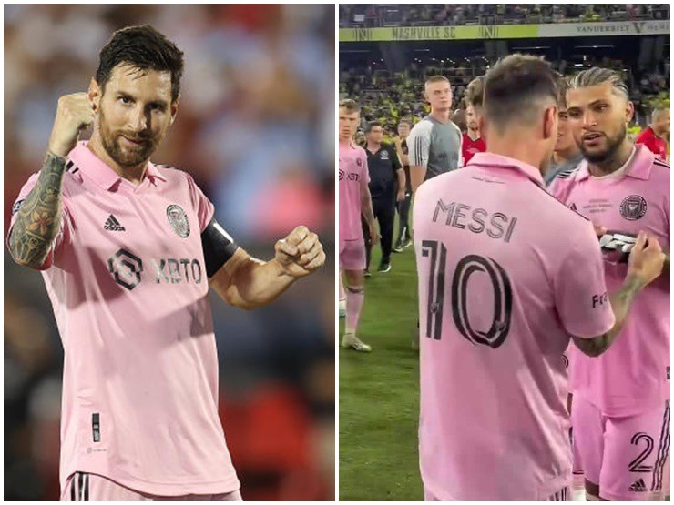 Messi đã đưa băng đội trưởng cho Yedlin.