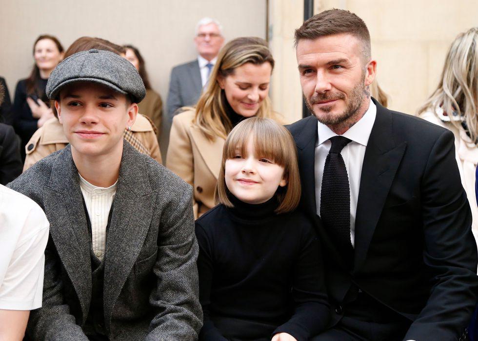 The person with the most beautiful smile of the Beckham family, just 1 moment with Messi is enough " causing fever" - 5