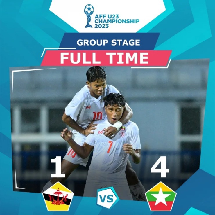 Video bóng đá U23 Brunei - U23 Myanmar: Tấn công tưng bừng, lời chia tay đẹp (U23 Đông Nam Á) - 1