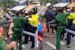Tin tức trong ngày - Nhóm đi mô tô “khủng” chạy ngược chiều vào phà Cát Lái, xảy ra xô xát với người dân