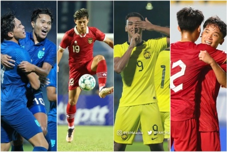 4 anh hào vào bán kết U23 ĐNÁ: Thái Lan tái ngộ Indonesia, Việt Nam đụng Malaysia
