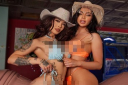 Thể thao - Đỏ mặt người đẹp chơi môn thể thao không mặc đồ bảo hộ vòng 1 khi thi đấu