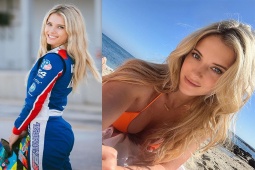 Thể thao - "Thiên thần đường đua" cực xinh đẹp, diện bikini gây thương nhớ