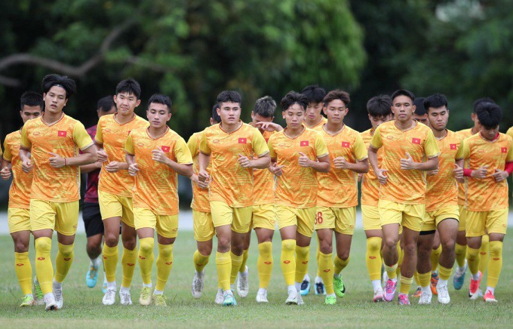 U23 Việt Nam tập luyện trước đại chiến U23 Malaysia