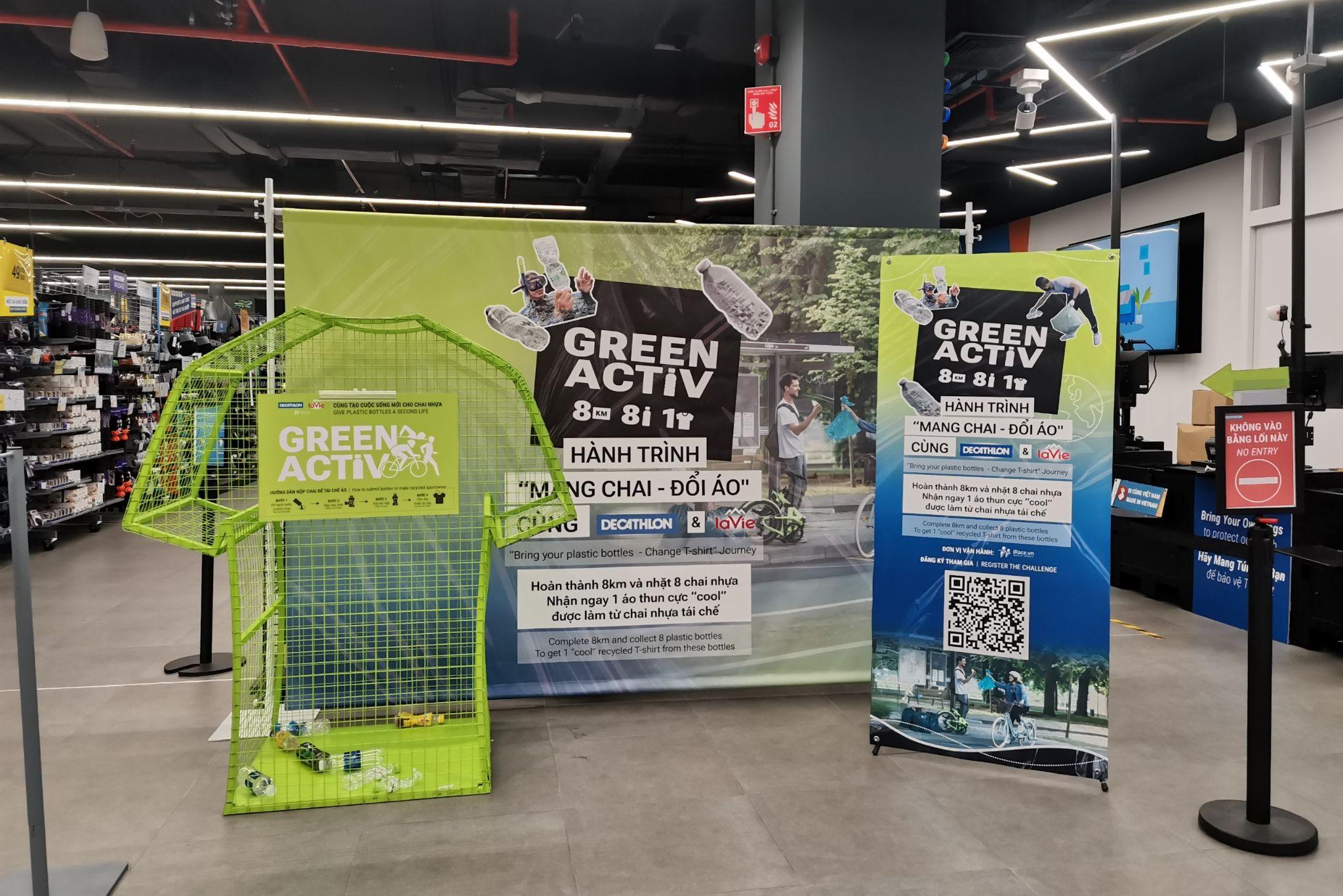 Chiến dịch Green Activ “Mang chai - Đổi áo” nhân Ngày Dọn Dẹp Thế Giới (World Clean Up Day)