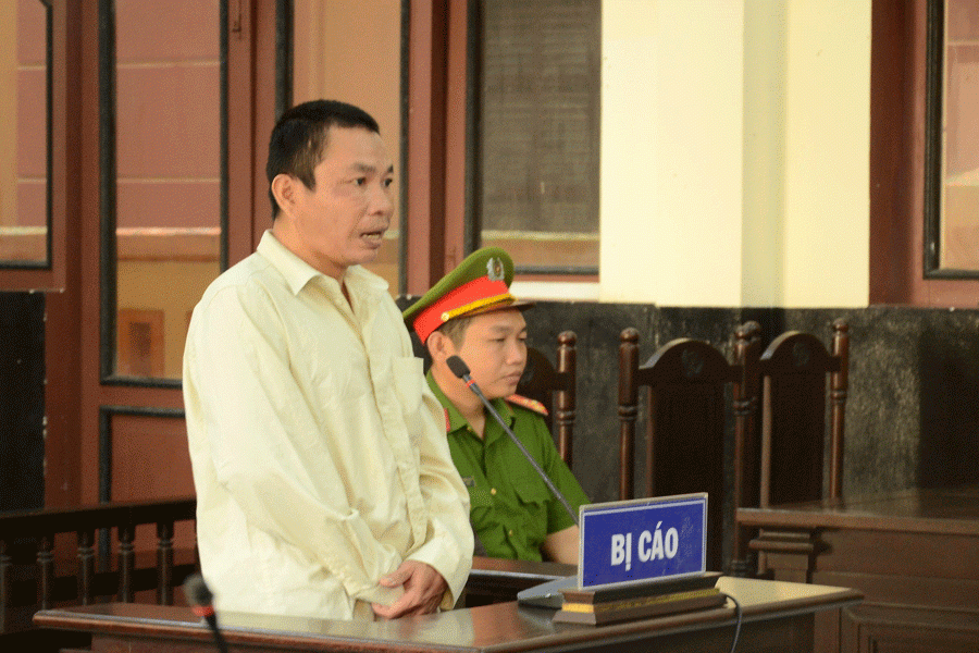 Bị cáo Phạm Văn Toàn tại tòa. Ảnh: PV