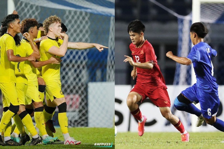 U-23 Malaysia thách thức trước đương kim vô địch U-23 Việt Nam chưa bộc lộ hết ở vòng bảng. Ảnh: AFF-VFF
