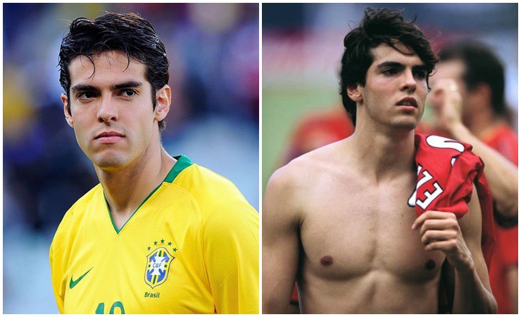Ricardo Kaká từng là "nam thần bóng đá" được hàng triệu người hâm mộ.
