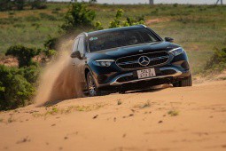 Trải nghiệm xe Mercedes-Benz GLC trên địa hình đường cát tại Bình Thuận