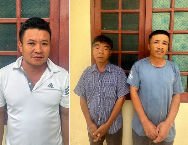 3 đối tượng bị bắt giữ.