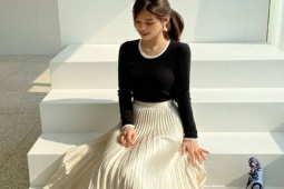 Thời trang - 5 gợi ý mix váy xếp ly cực xinh