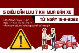 Tin tức ô tô - 5 Điều cần lưu ý khi mua bán xe từ ngày 15-8-2023