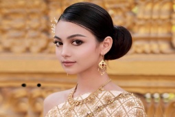 Thời trang - Nhan sắc đời thực "gây mê" của cô gái bán kẹo kéo đi thi Hoa hậu Hoàn Vũ Việt Nam