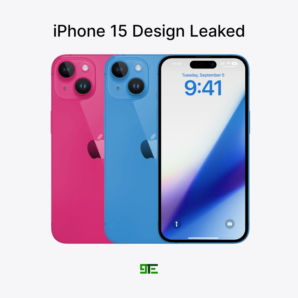 2 màu đồn đoán của iPhone 15.
