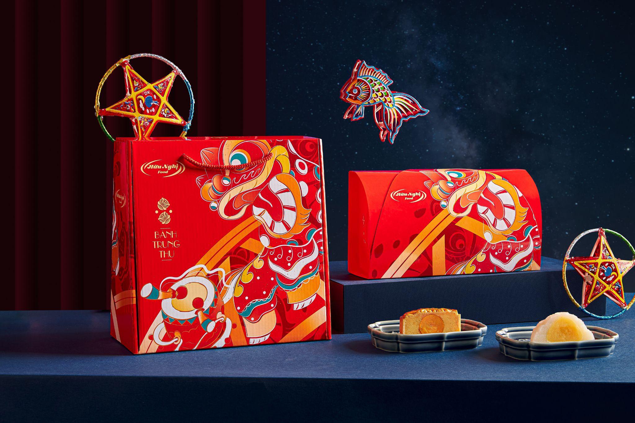 Hộp 4 bánh và 2 bánh Trung thu Hữu Nghị