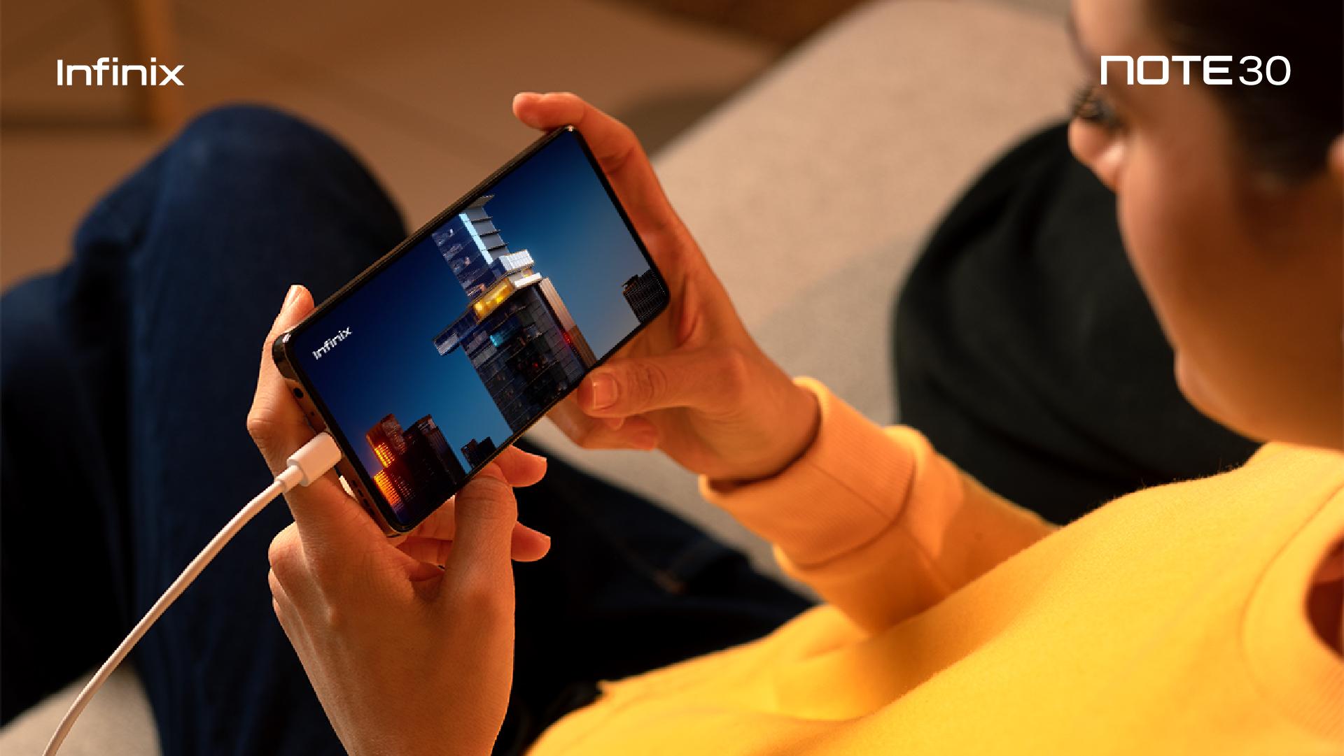 Infinix NOTE 30: Ấn tượng với công nghệ sạc nhanh 45W cùng sạc nhánh - duy nhất phân khúc 4 triệu đồng - 3