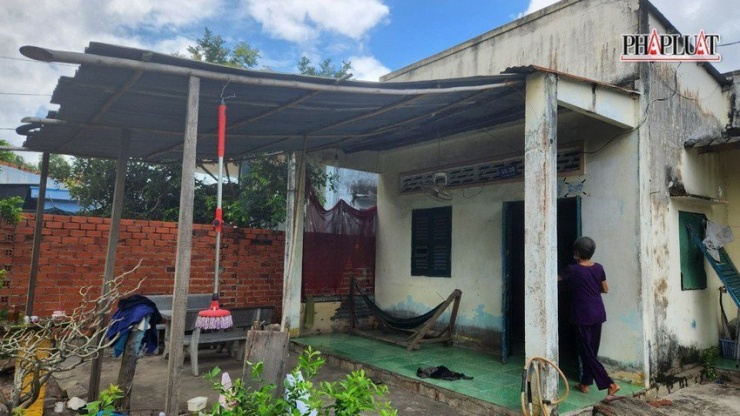 Căn nhà của Phụng ở cùng L và cháu Bo nơi xảy ra vụ việc. Ảnh: TK