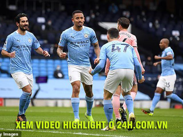 Video Man City - Sheffield United: Bàn thắng quan trọng, toan tính hoàn hảo
