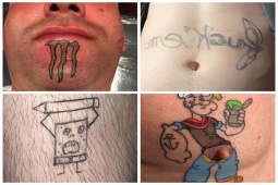 Cười 24H - Tưởng có một hình xăm để đời, ai dè nhìn gương phải khóc thét (P2)