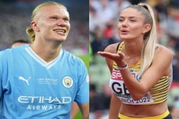 Bóng đá - "Nữ VĐV quyến rũ nhất thế giới" thách đấu Erling Haaland đua tốc độ