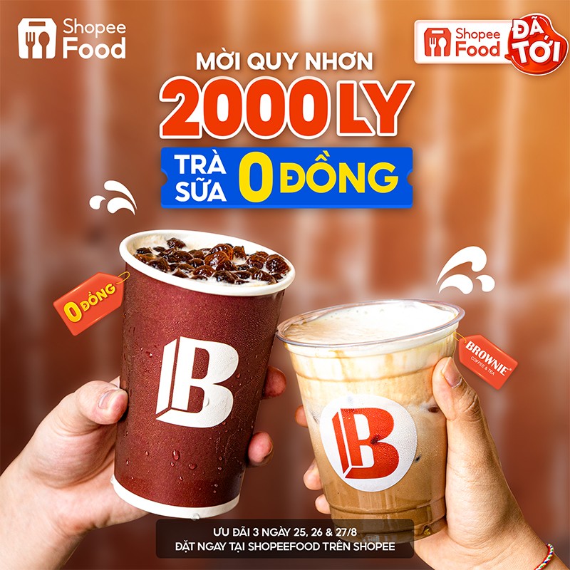 Chào Quy Nhơn và Phan Thiết, ShopeeFood tặng bạn 2.000 ly trà sữa miễn phí để làm quen - 2