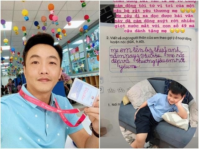 Giáo dục - du học - Cười bò với văn tiểu học "bá đạo" của con sao Việt: Cường Đôla bị tả ốm thấp, Trần Lực sung sướng được con khen