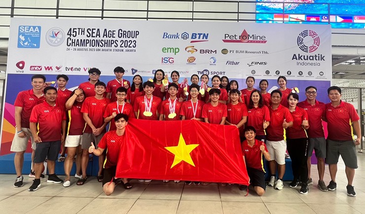 Tuyển bơi lội Việt Nam đại thắng tại giải Đông Nam Á 2023