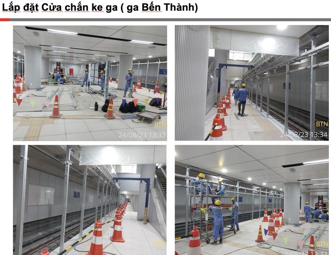 Metro số 1 TPHCM tất bật hoàn tất để chạy thử nghiệm toàn tuyến vào ngày 29/8 - 2